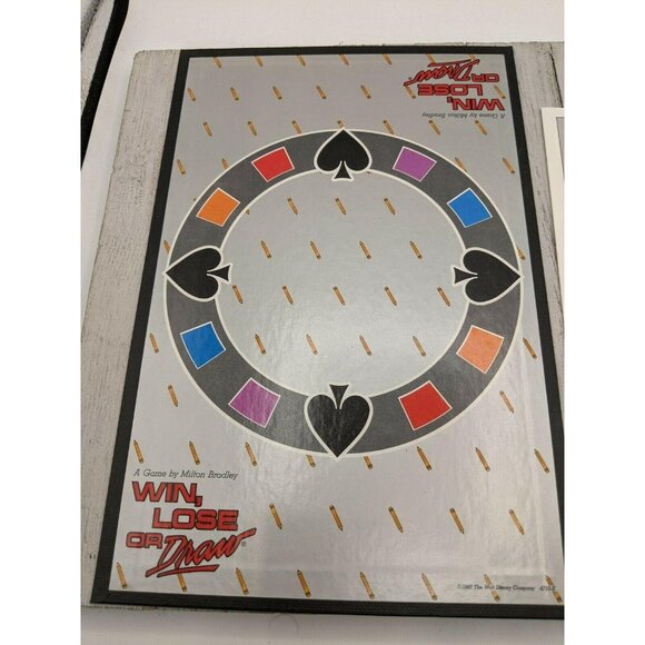Win Lose or Draw Game Replacement Board and Instructions 1987 - Picture 2 of 4